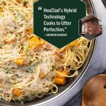 HexClad 6 Piece Hybrid Stainless Steel Cookware Pan Set 8 inch, 10 inch, 12 inch with Glass Lids, Size: One size, Black - Image 14